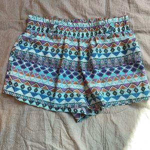 Tribal Pattern Shorts